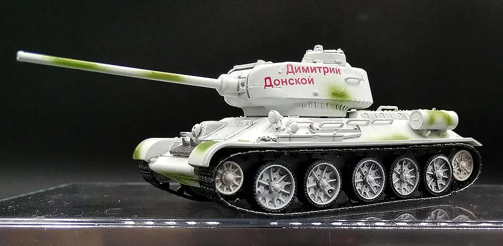 Дракон Второй мировой войны русский T34/85 мод. 1944 1/72 Танк модель закончена без