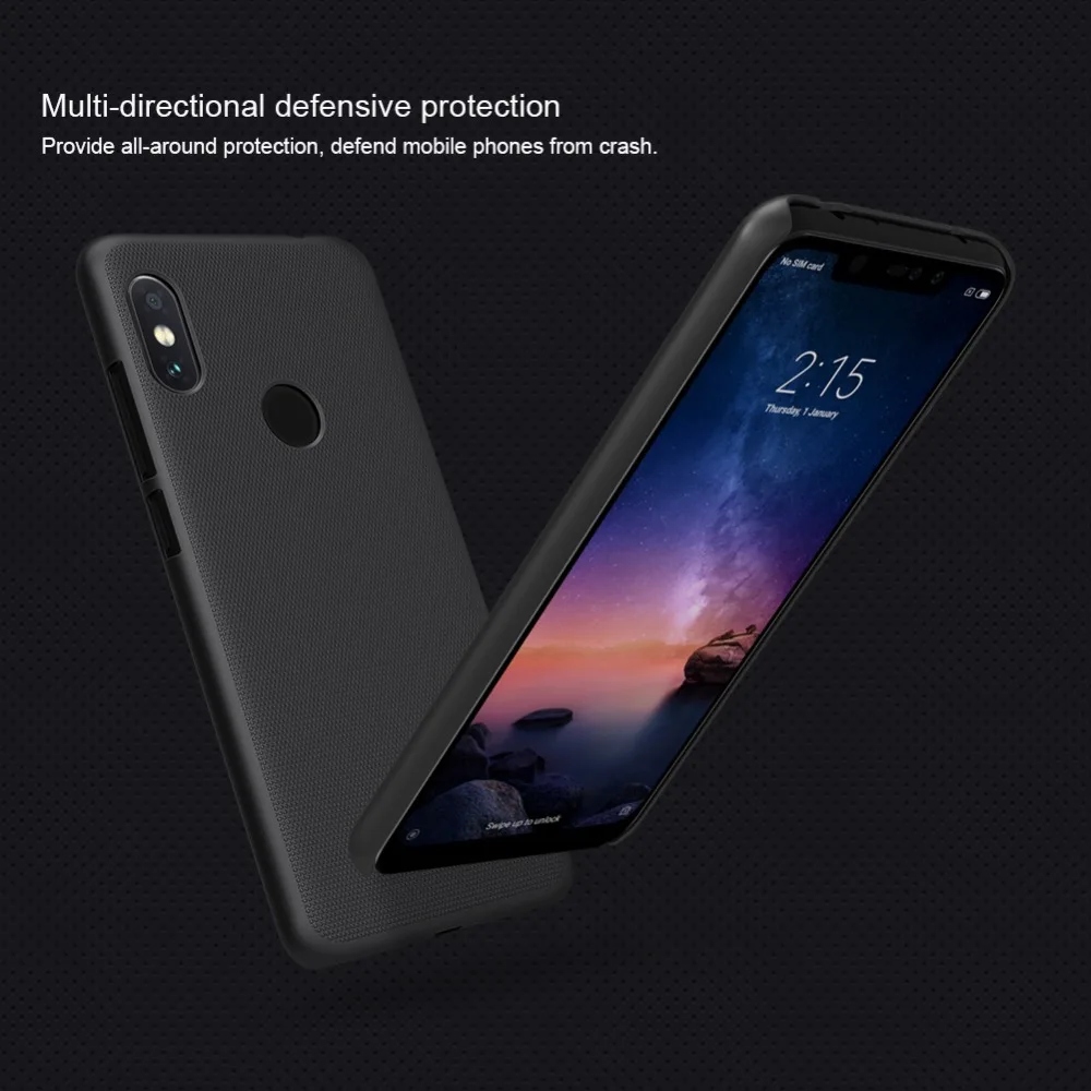 Xiaomi Redmi Note 7 6 Pro Чехол Nillkin Супер Матовый чехол PC чехол для телефона для Xiaomi Redmi Note 7 6 Pro Nilkin чехол