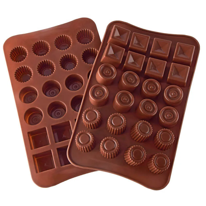 Силиконовые классические формы для шоколада инструменты выпечки украшения на