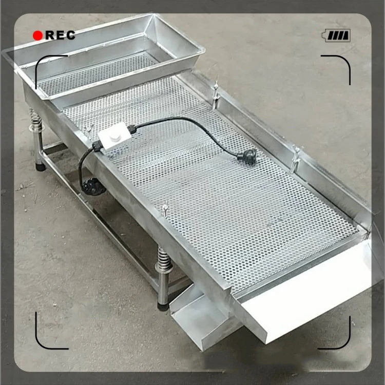 

Linear Vibration Sieve Screen Size 30*75/40*95cm Stainless Steel Vibration Separator for Particle Screening and Grading