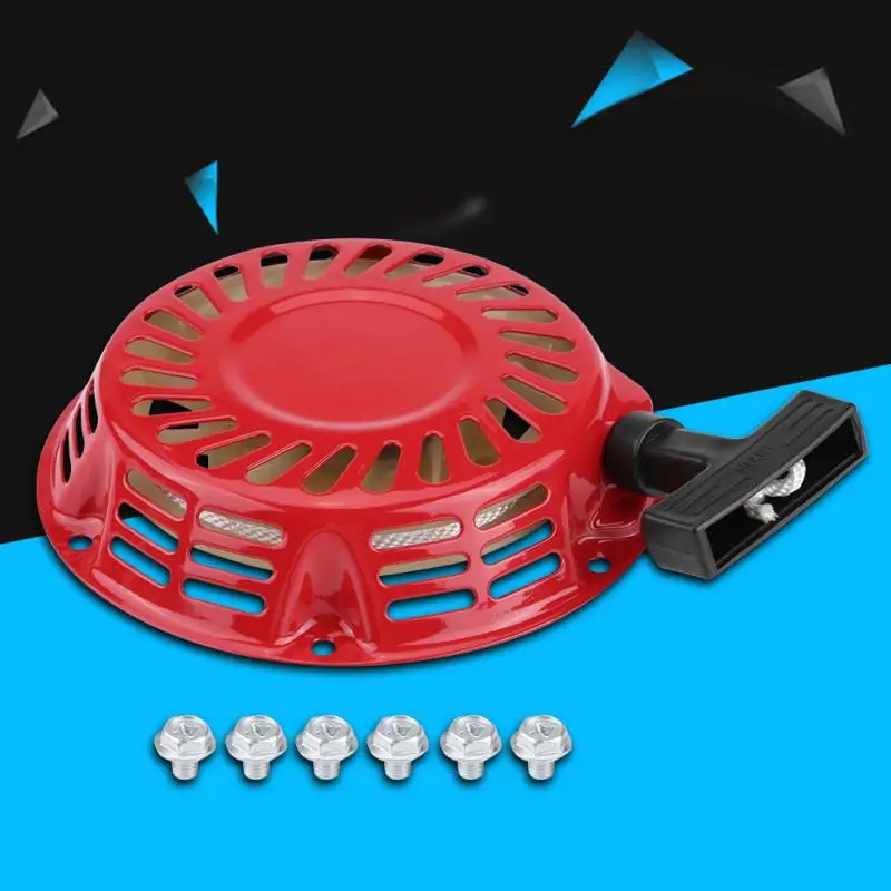 Motorcycle Engines Recoil Starter Pull Start Assembly for 2KW 168F Gasoline Generator Mini Pocket Bikes ATV | Автомобили и