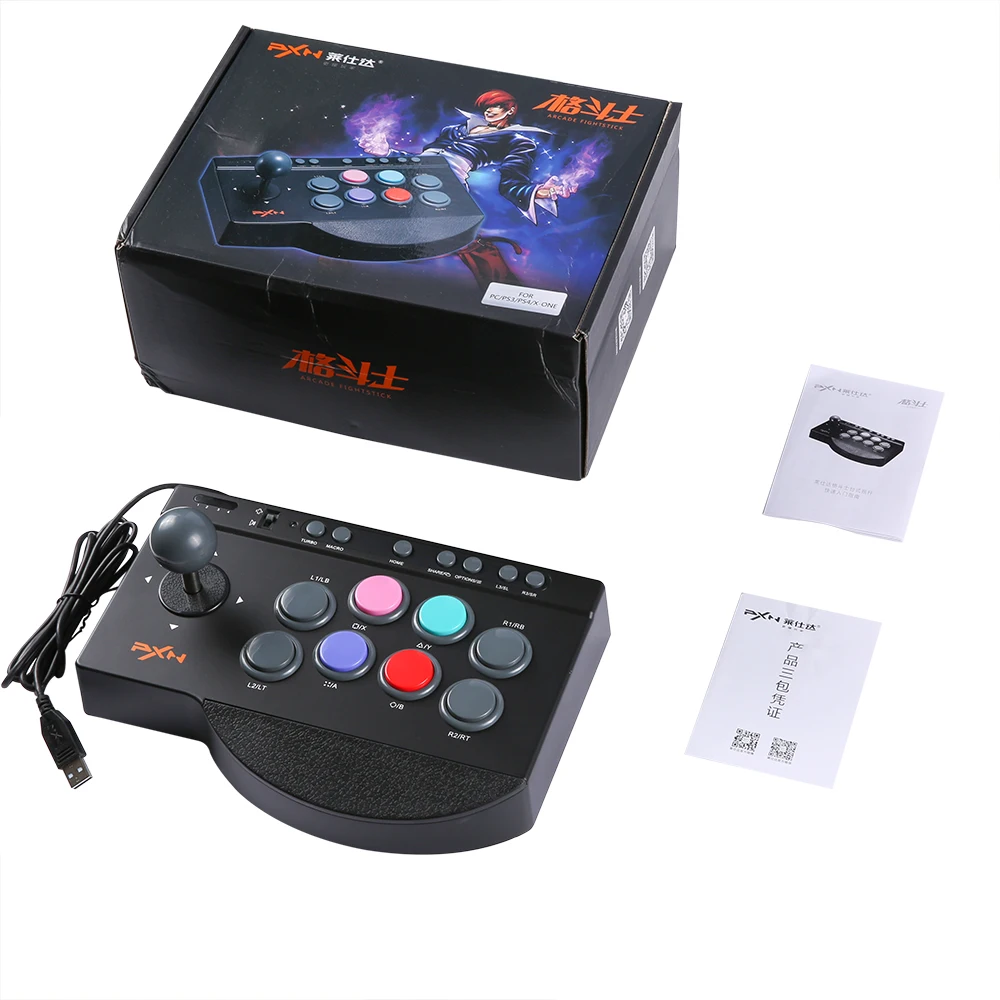 Pxn-0082 игры джойстиком игрового Пульты ДУ для игровых приставок 8 Пуговицы игра