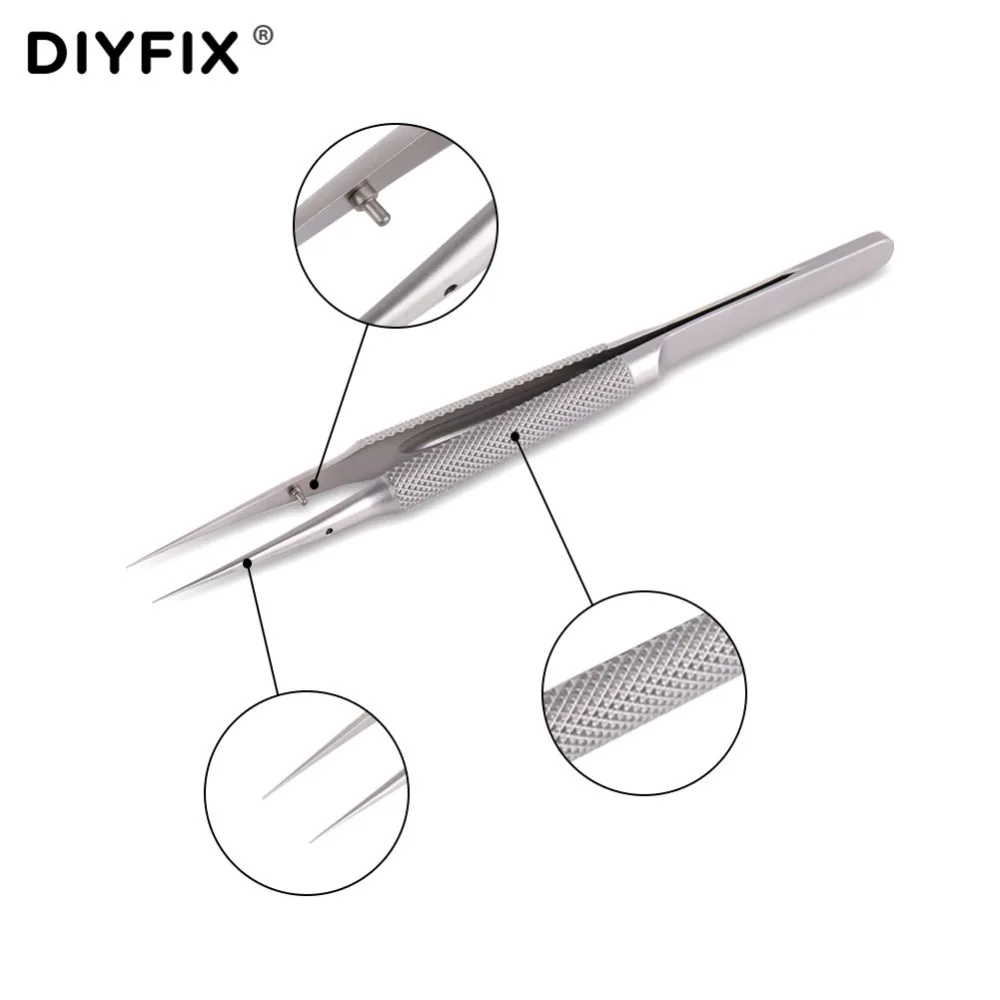 Пинцет DIYFIX для ремонта материнской платы iPhone 0 02 мм | Инструменты