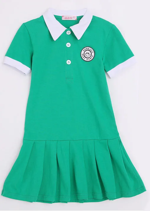 green dress Летняя одежда для всей семьи одинаковые комплекты для папы, рубашки для сына платье для мамы и дочки одежда для мамы и дочки топы с короткими рукавами - Цвет: green dress