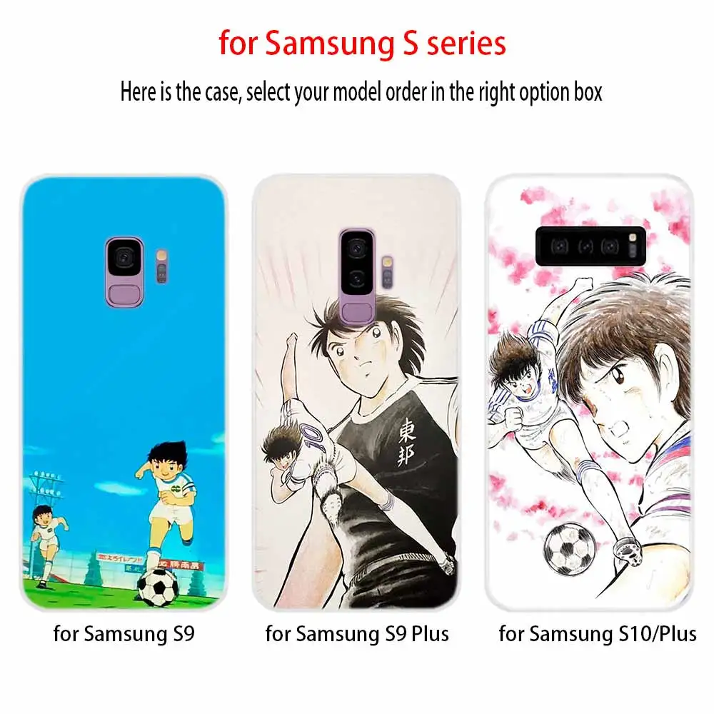 Чехол для Samsung Galaxy S8 S9 S10 S20 S21 Plus Uitra Lite Ultra Cover S10E S7 Edge Captain Tsubasa Ozora Genzo football|Бамперы| |