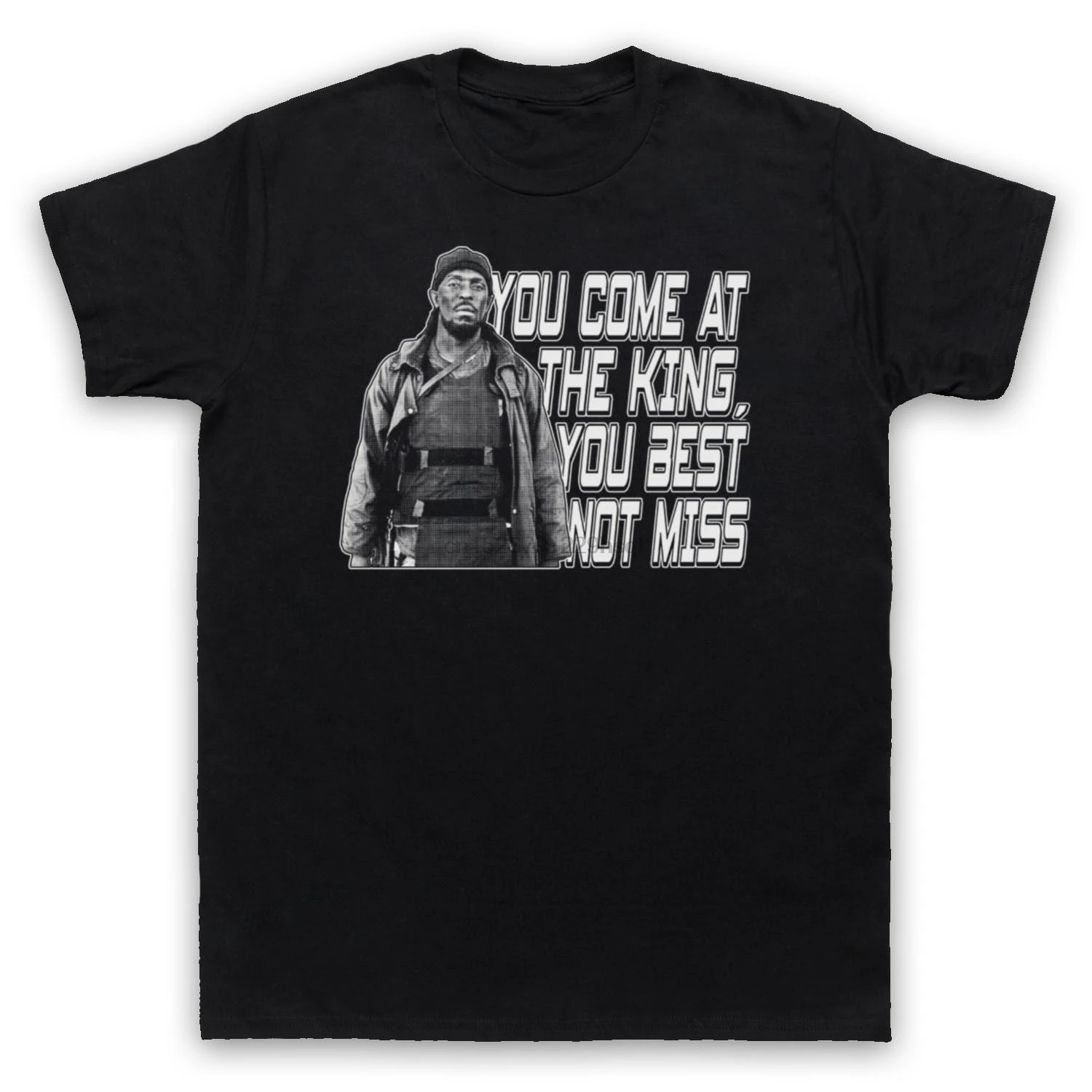 Женская футболка The Wire Omar You Coming At King Best Not Miss T Shirt | Мужская одежда