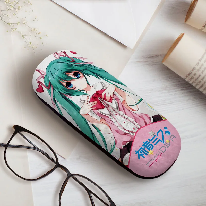 Hatsune Различные аниме очки Чехол sOne piece токийское искусство разнообразие Искусство Личность Простой свежий Чехол для очков - Цвет: Hatsune