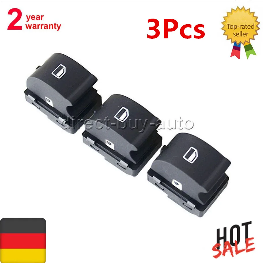 AP01 3 шт. переключатель стеклоподъемника для Audi A4 B6 B7 RS4 седан R8 TT Seat Exeo кнопка