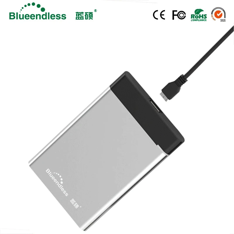 Blueendless HDD 2 5 дюймовый USB 3 0 к Sata портативный внешний жесткий диск 1 ТБ 500 Гб hd 250