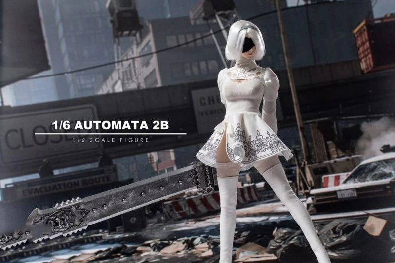 1/6 NIER: AUTOMATA jorha № 2 Тип B женская голова и одежда и оружие аксессуары для 1" аксессуары для экшн-фигуры