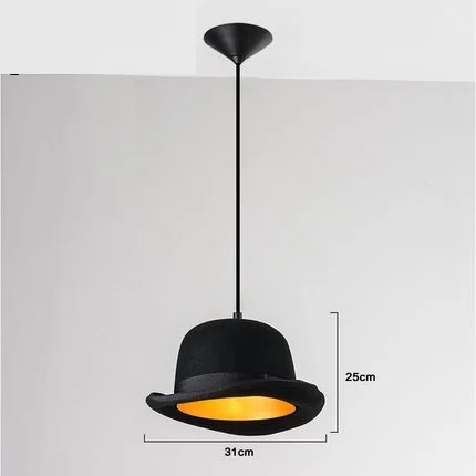 DOXA Style Loft Industrial Pendant Lamp Black Hat Vintage Lights Dining Room Kitchen Luminairea Iron Lamparas Lustre | Освещение