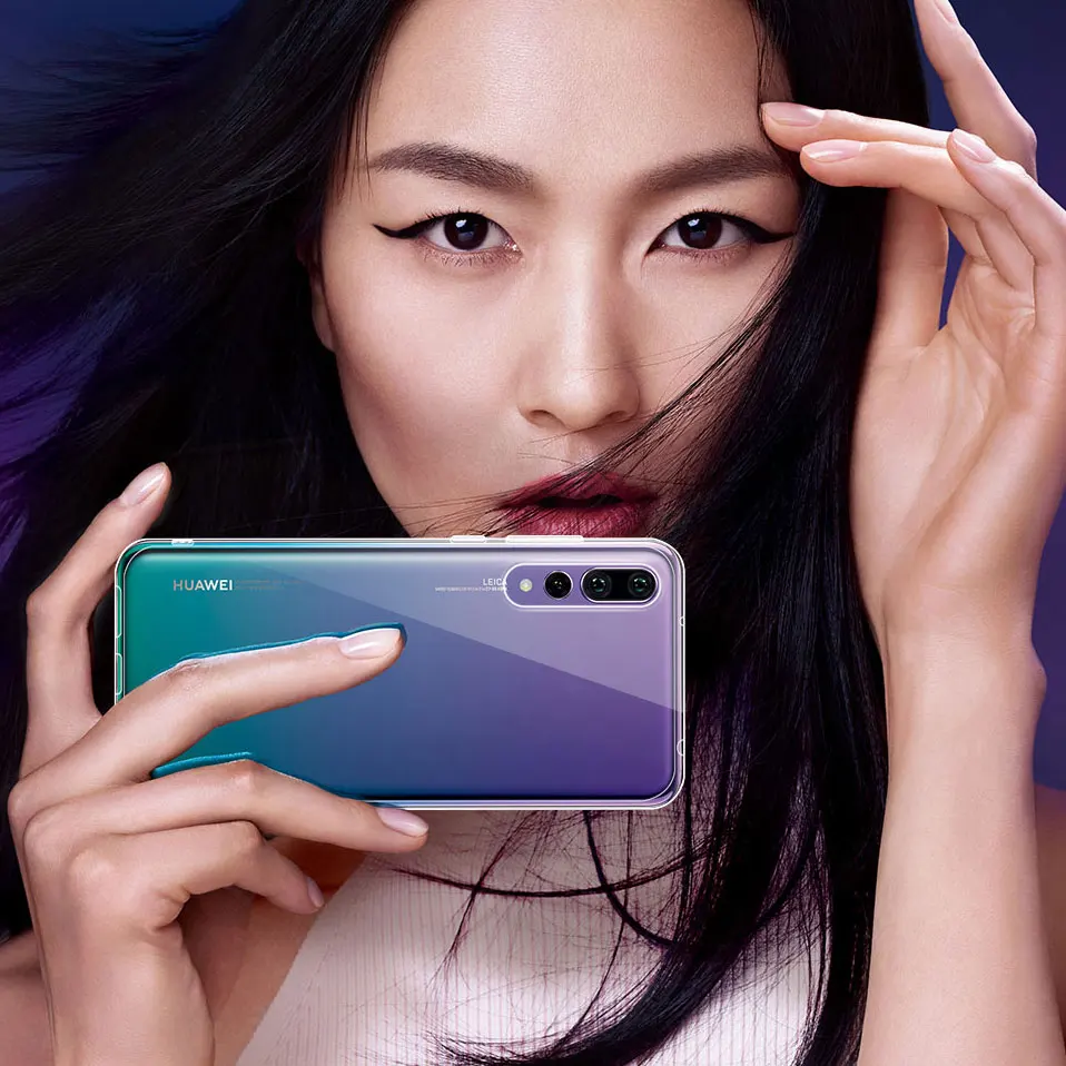 Ультратонкий чехол из ТПУ для телефона HUAWEI P20 LITE для P9 Lite, с защитой от ударов, прозрачные силиконовые крышки.