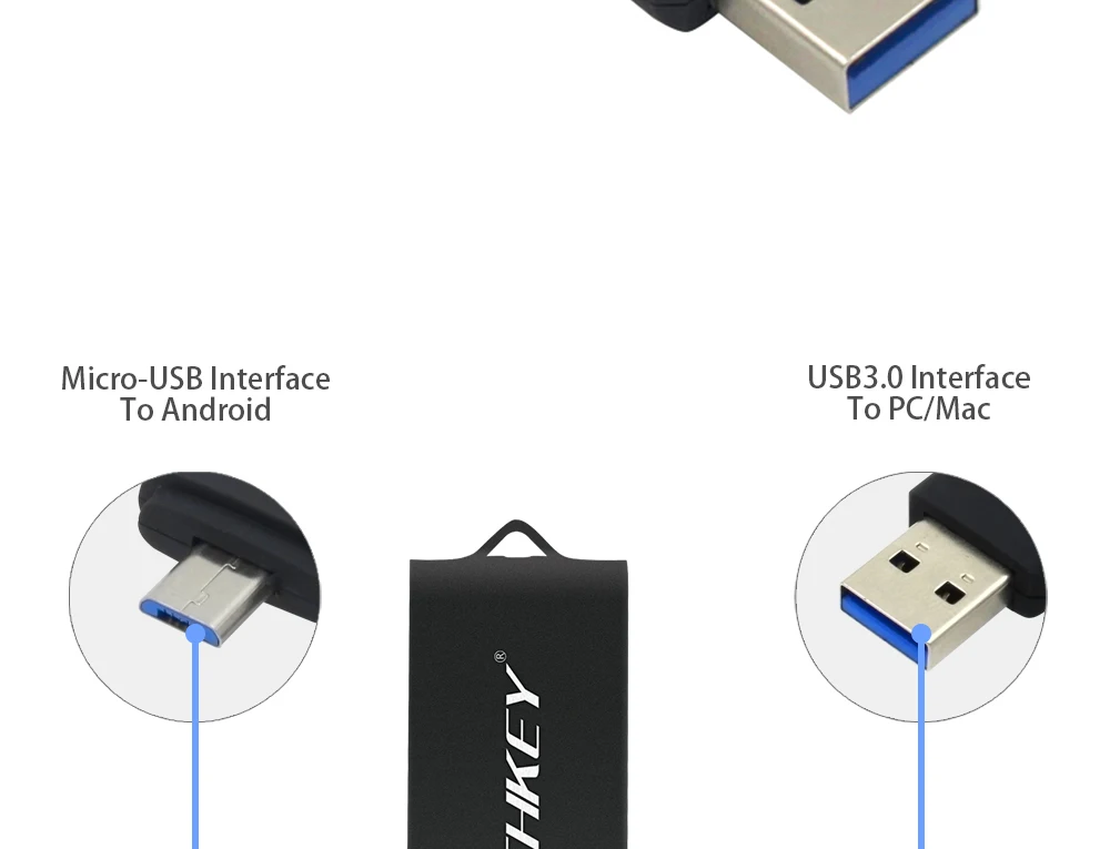 TECHKEY OTG usb 3,0 64 Гб usb флеш-накопитель 3,0 32 ГБ флеш-накопитель 8 ГБ 16 ГБ флеш-накопитель memoria Cel Флешка u-диск подарок для мобильного телефона