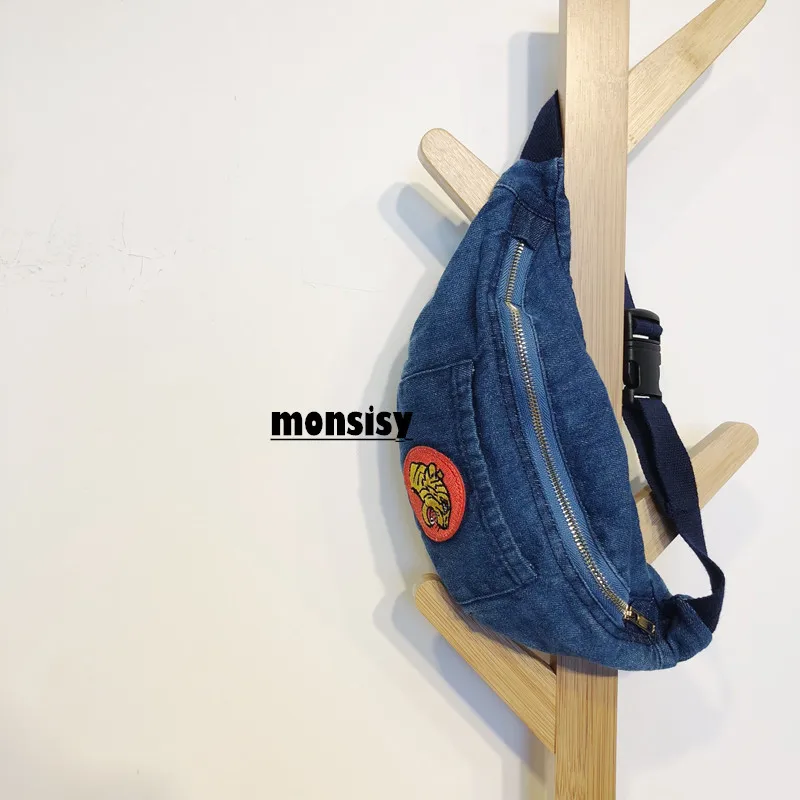 Monsisy новая детская поясная сумка для девочек и мальчиков с тигром Модная