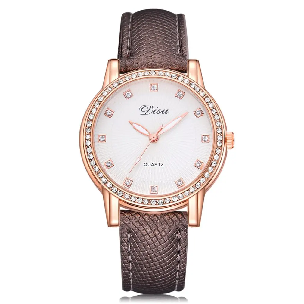 Мужские часы кварцевые с вырезом Роскошные повседневные кожаные бизнес