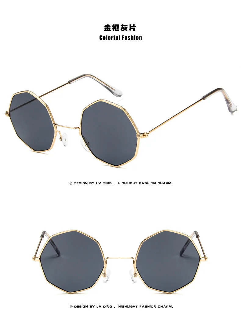 2018 Круглые Солнцезащитные очки Для женщин цвет красный желтый синий зеленый
