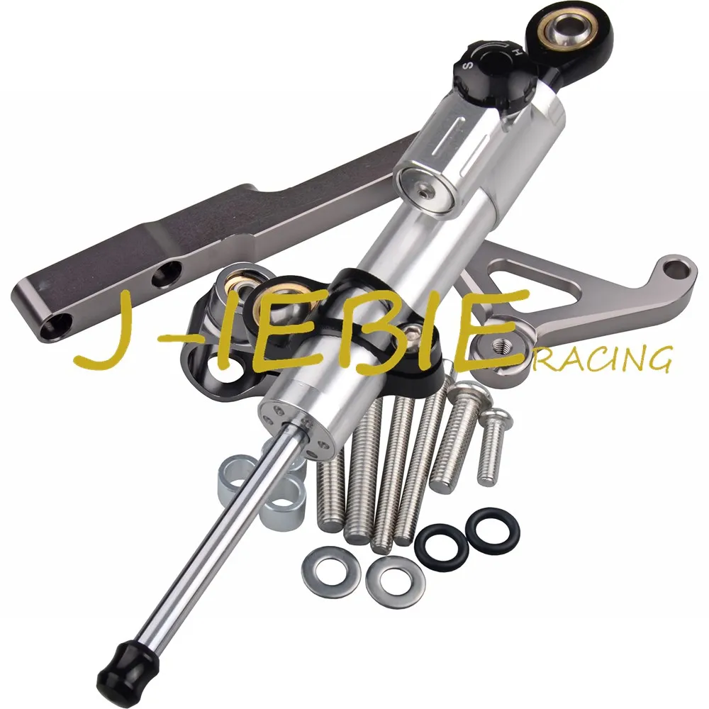 CNC Steering Damper Stabilizer and Titanium Bracket Mounting For Honda CB1000R CB1000 R 2008-2016 2009 2010 2011 2012 2013 2014 |