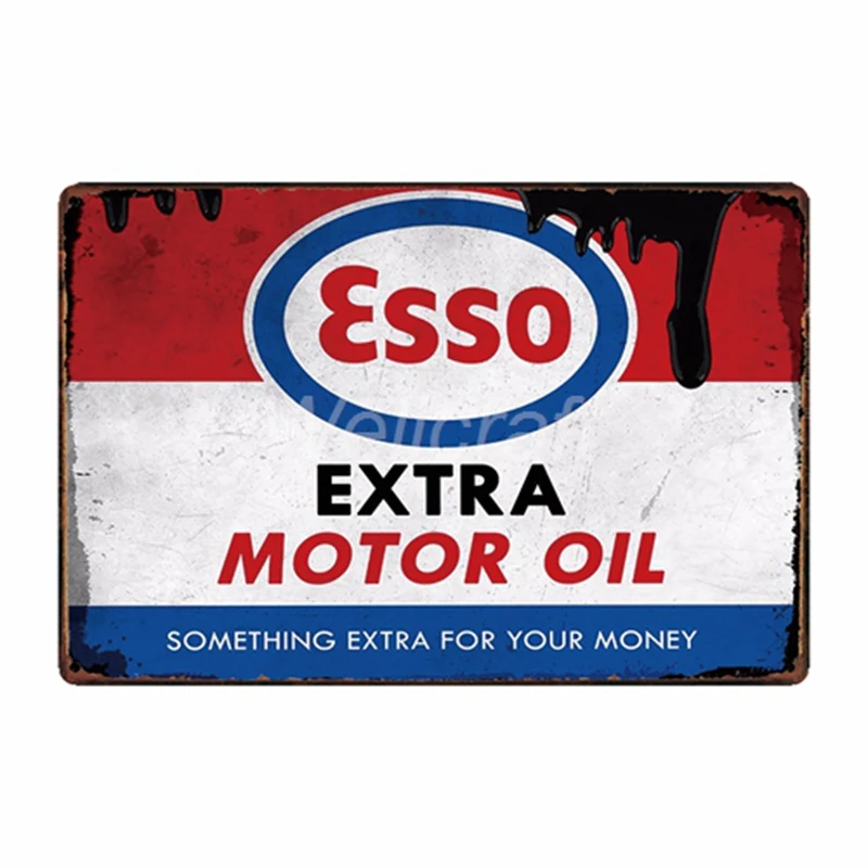 [WellCraft] TEXACO ESSO STP Индия BP Чемпион гараж масло металлические знаки плакат Декор для бара паба железная Живопись Домашний FG-221 - Цвет: WA 2433