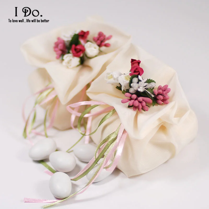 Бесплатная доставка 10 шт. свадебные сумочки Свадебная коробка для конфет Lembrancinhas