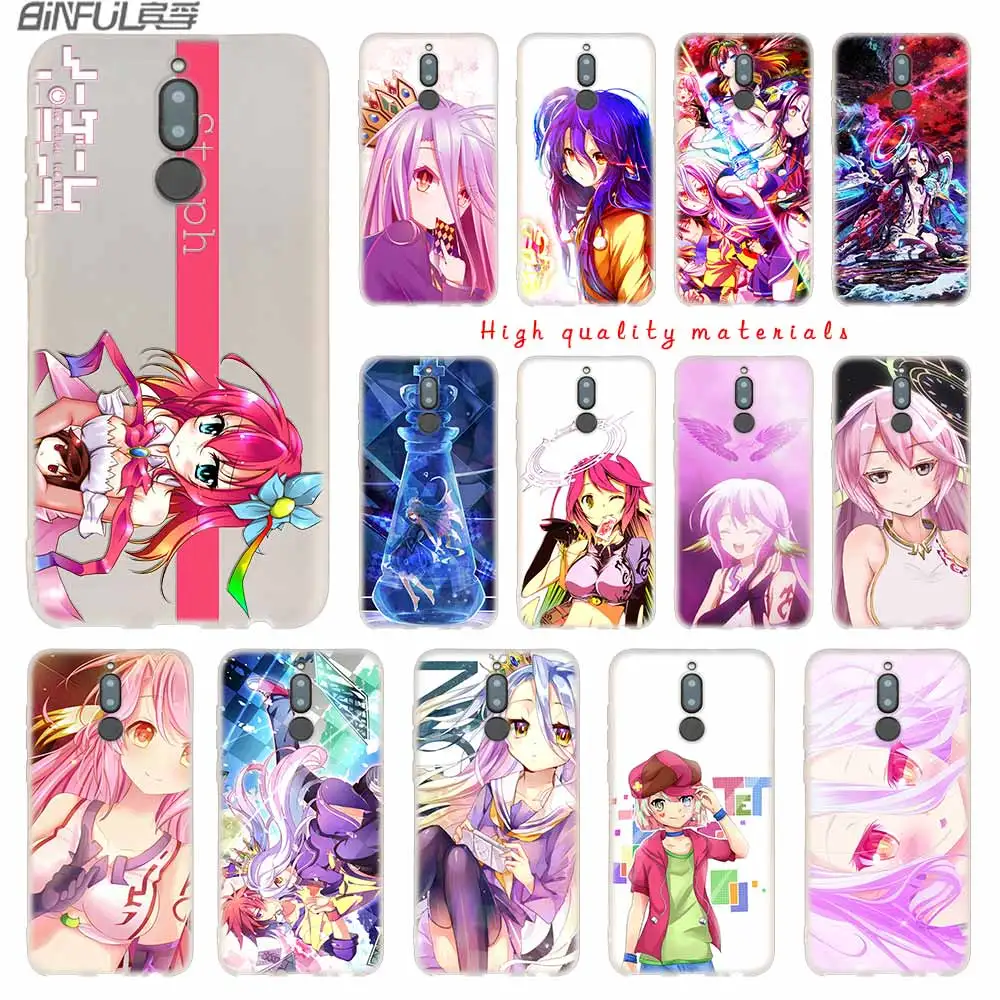 Мягкие силиконовые чехлы Аниме dakimakura no game life для Huawei Mate 10 Lite 20 Pro 20X S Y5 2017 Y9 2018 2019 NOVA 3