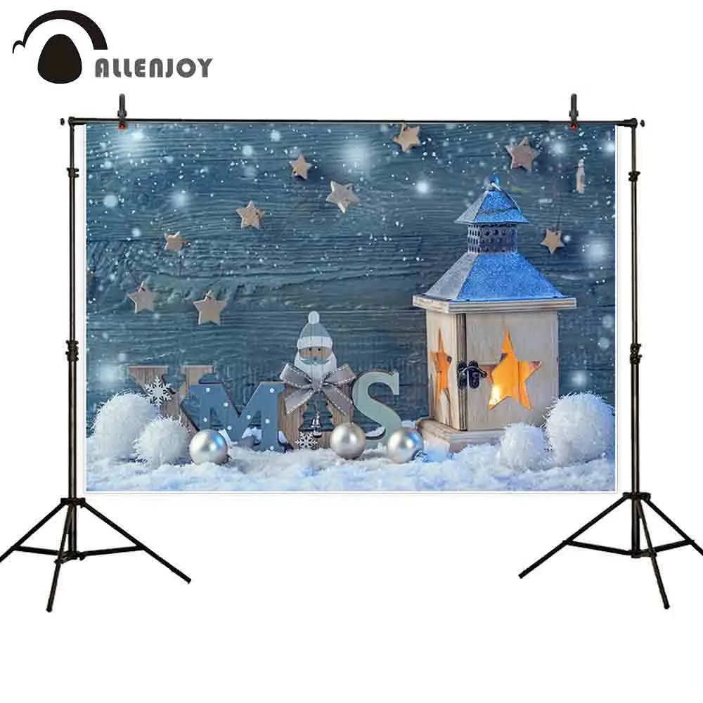 Allenjoy фон для фото Рождественская Снежинка деревянная стена звезда Празднование