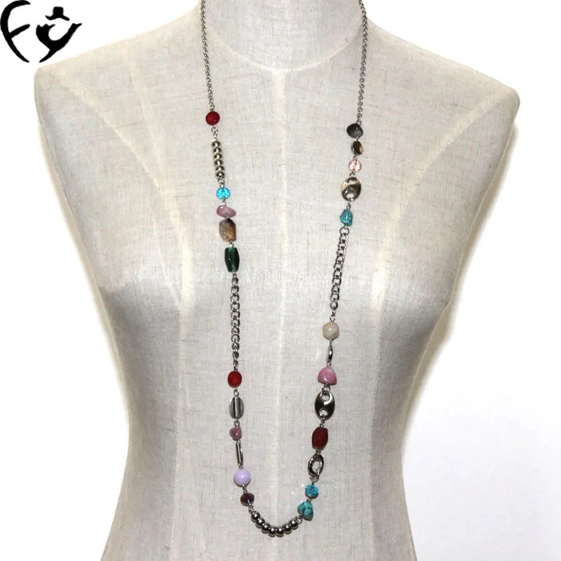 Европейские и европейские модные ожерелья из бисера FY18112901|fashion necklace|necklace fashionnecklace