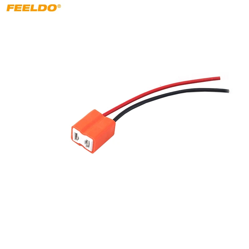 

FEELDO 10Pcs Car Auto Ceramic H7 Socket H7 bulb holder H7 Connector #AM5466