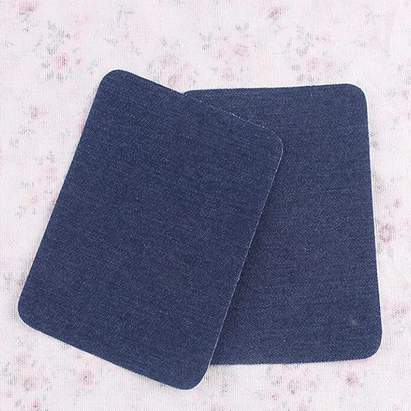 1 Pair Jeans Patch Iron On Patches Repair Elbow Knee Denim For clothes stickers Clothing Sewing Craft | Дом и сад