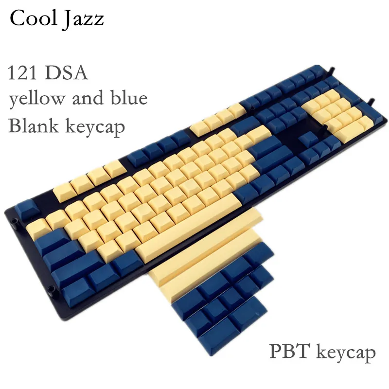 Cool Jazz 121/152 DSA keycap dolch белый и серый пустые колпачки pbt для wried Механическая игровая