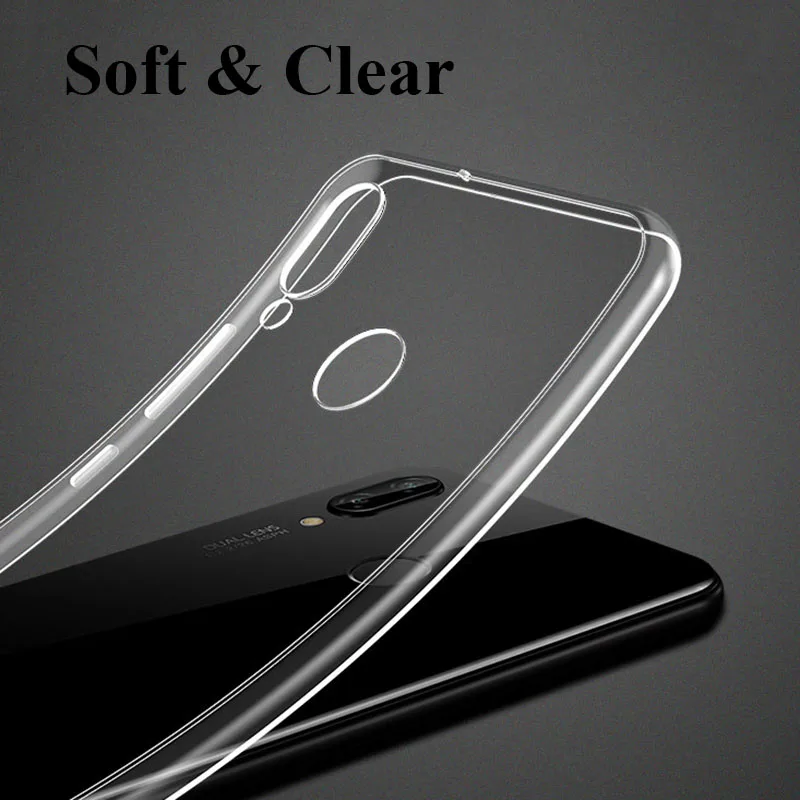 Прозрачный чехол для Huawei Honor 7A Pro 7S 8A 9 10 Lite Y5 2018 Y6 2019 P smart прозрачные силиконовые
