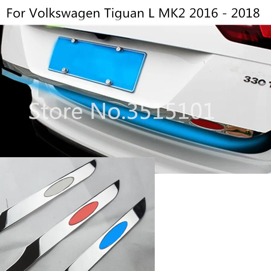 Задняя дверь автомобиля задняя лицензия бампер рамка багажник для Volkswagen VW Tiguan L