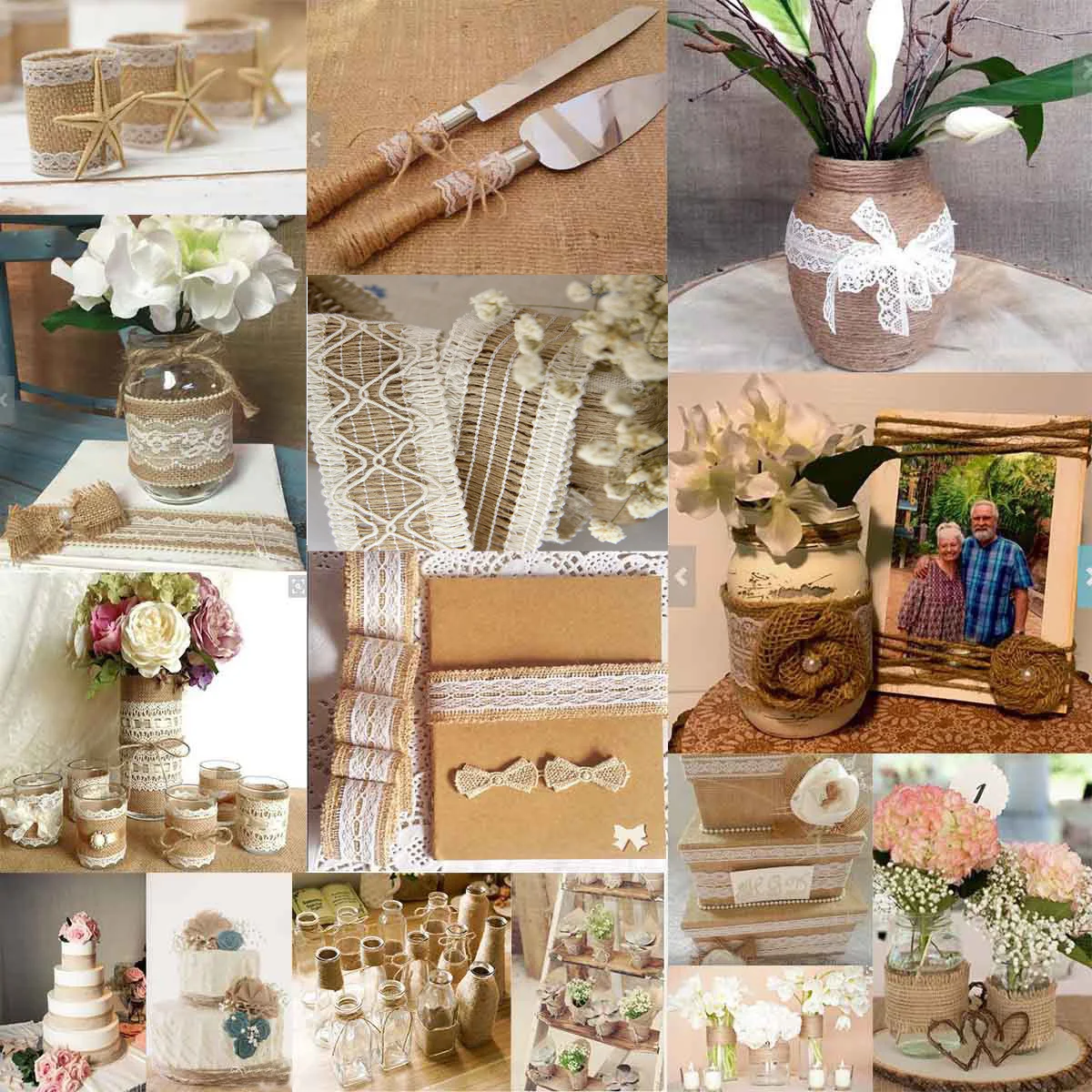 Горячая продажа 2 метра ширина кружева натуральный джутовый рулон мешковины