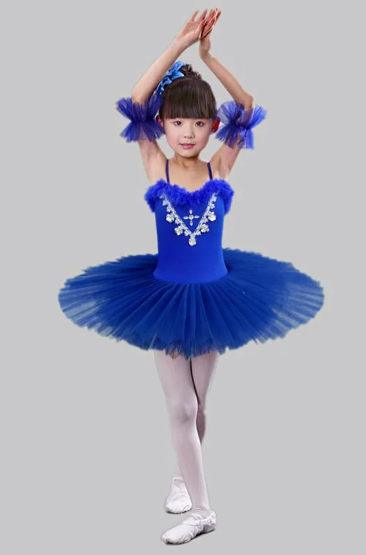 

White Children's Ballet Tutu dance Dress costumes Swan Lake Ballet Costumes Kids Girls Stage wear Ballroom dancing Dress Outfits