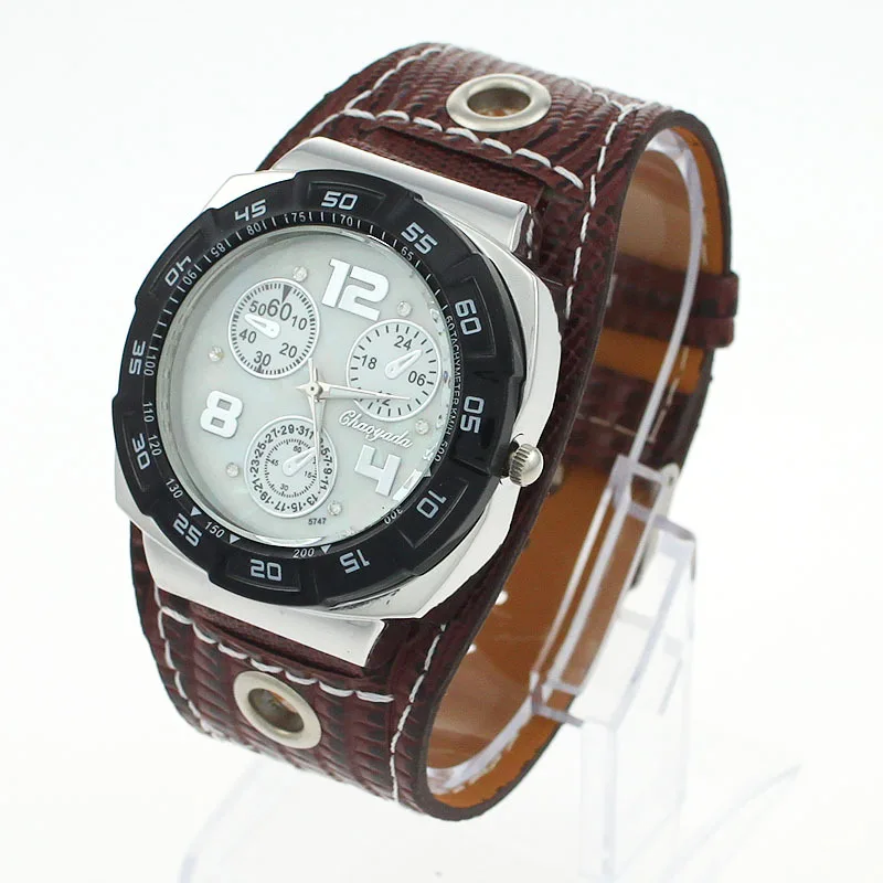 Мужские наручные часы U7 повседневные кварцевые с кожаным ремешком в стиле