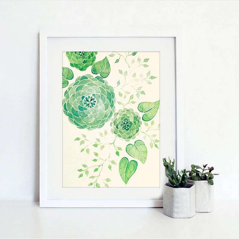 Скандинавский минималистичный цветочный холст настенные художественные птицы