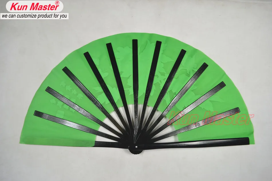 Бамбуковый кунг фу боевой веер для танца и практики пион (зеленый)|martial arts|kung fukung fu