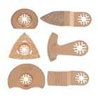 6 шт.компл. Multimaster Осциллирующий набор инструментов пильные лезвия для деревообработки лопастей деревянный пластиковый резак аксессуары