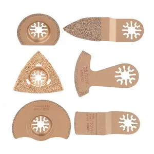 6 шт.компл. Multimaster Осциллирующий набор инструментов пильные лезвия для деревообработки лопастей деревянный пластиковый резак аксессуары