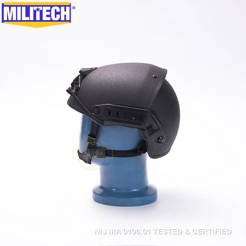 MILITECH M/LG BK NIJ уровень IIIA 3A воздушная рама арамидный пуленепробиваемый шлем для планера с баллистическим испытанием отчет 5 лет гарантии