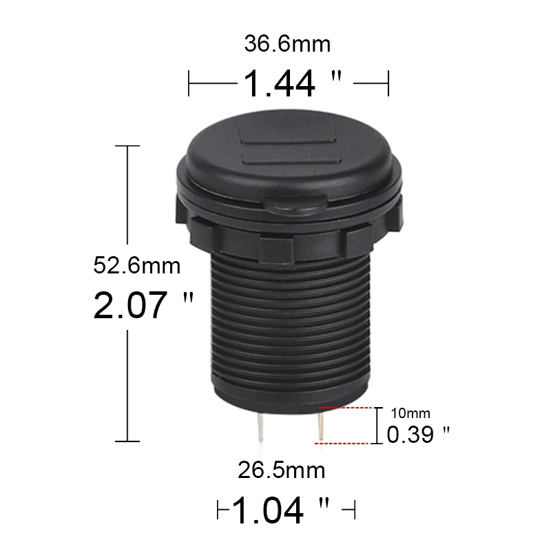 Универсальное автомобильное зарядное устройство с двумя USB-портами для