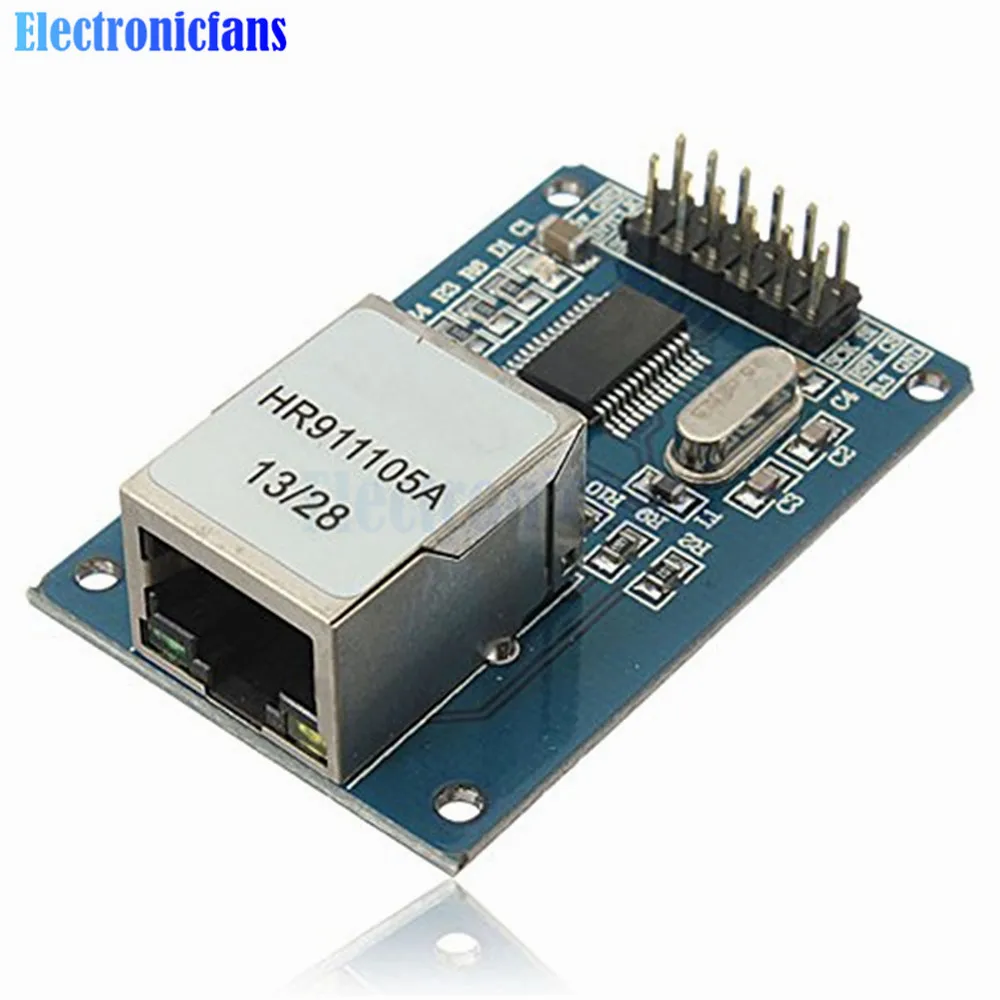 10 Шт. SPI ENC28J60 Ethernet LAN Сетевой Модуль Для Arduino 51 AVR PIC STM32 LPC С 25 МГц Кристалл Интерфейс