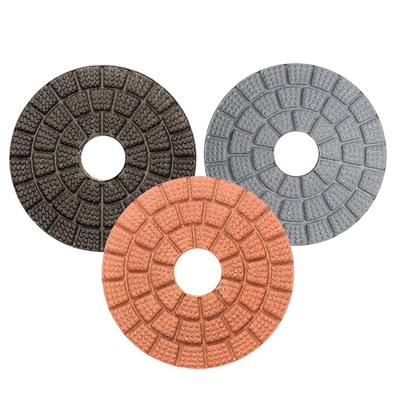 3 дюймовые Алмазные полировальные колодки с влажной полировкой 10 шт./компл. 80 мм