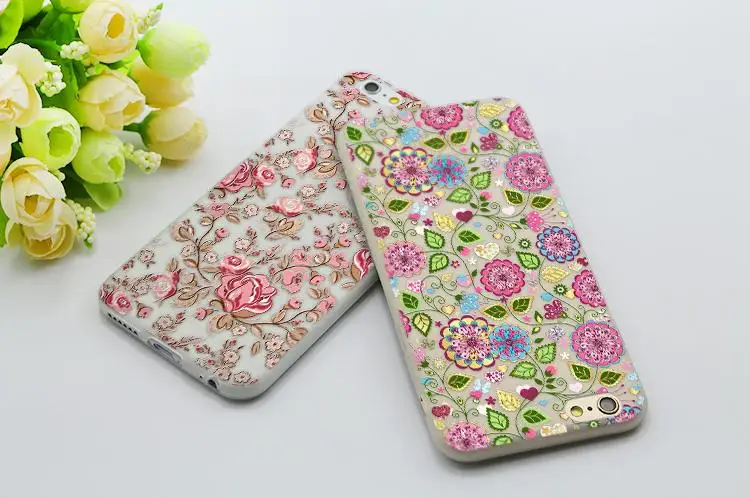 Clearance Noctilucence светящийся цветок мягкий TPU чехол для телефона iPhone 7 6 6s Plus чехлы