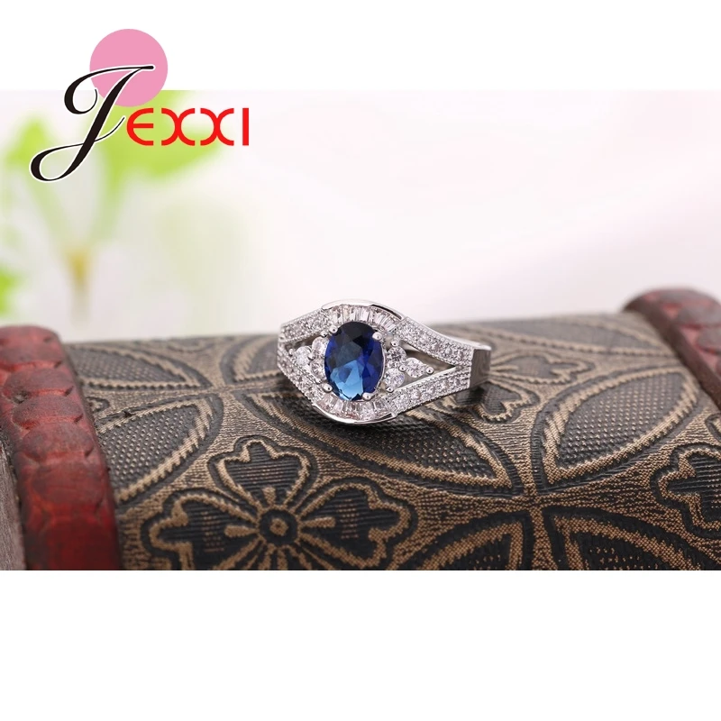 Классические женские серебряные кольца 925 пробы обручальные в стиле ретро для