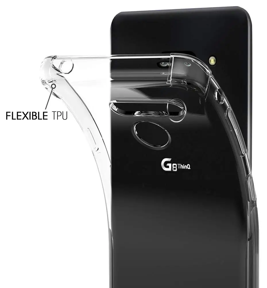 Чехол ThinQ для LG G8 гибридный ударопрочный ультратонкий защитный прозрачный чехол