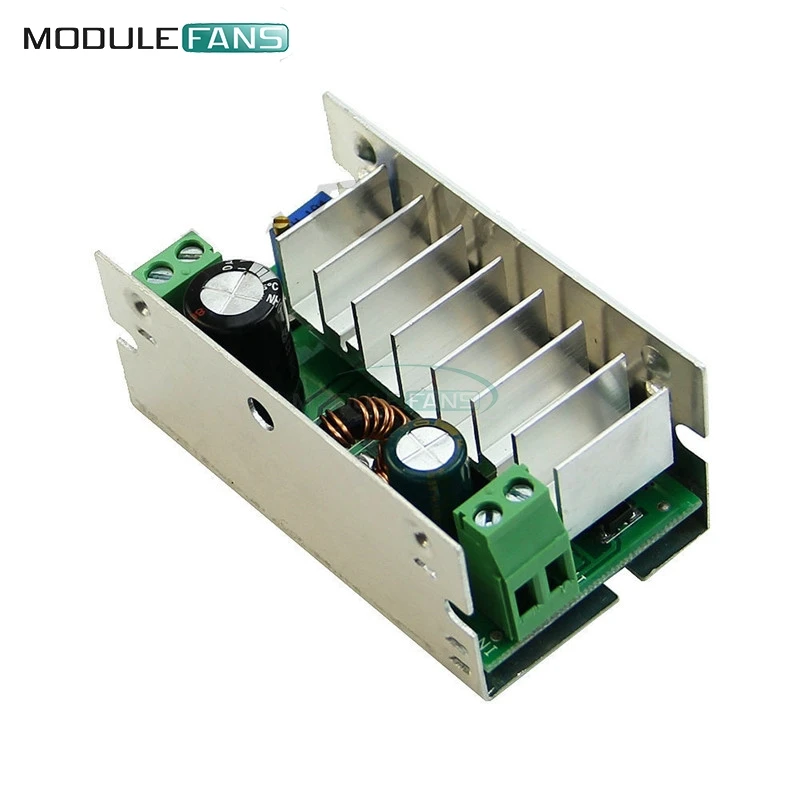 200W макс DC-DC повышающий преобразователь постоянного тока 6 V-55 V 10A Регулируемый повышающий Напряжение Зарядное устройство Питание модуль с Алюминий Оболочка Чехол Коробка