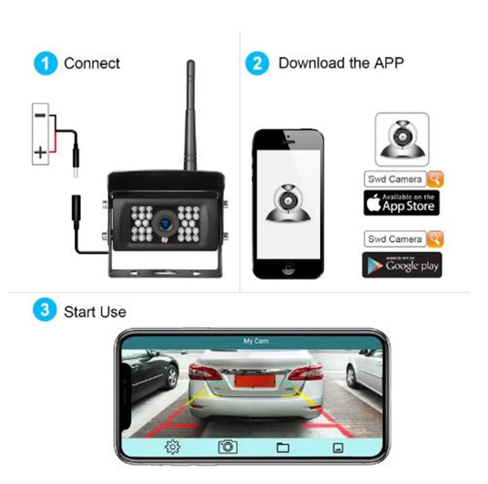 Дистанционное управление через приложение для Android и ISO беспроводная Wi Fi камера