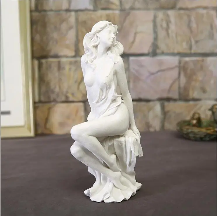 

Европа Америка абстрактный человеческий боди-арт Смола сидя статуя красоты/природный песчаник скульптура современный Декор для дома