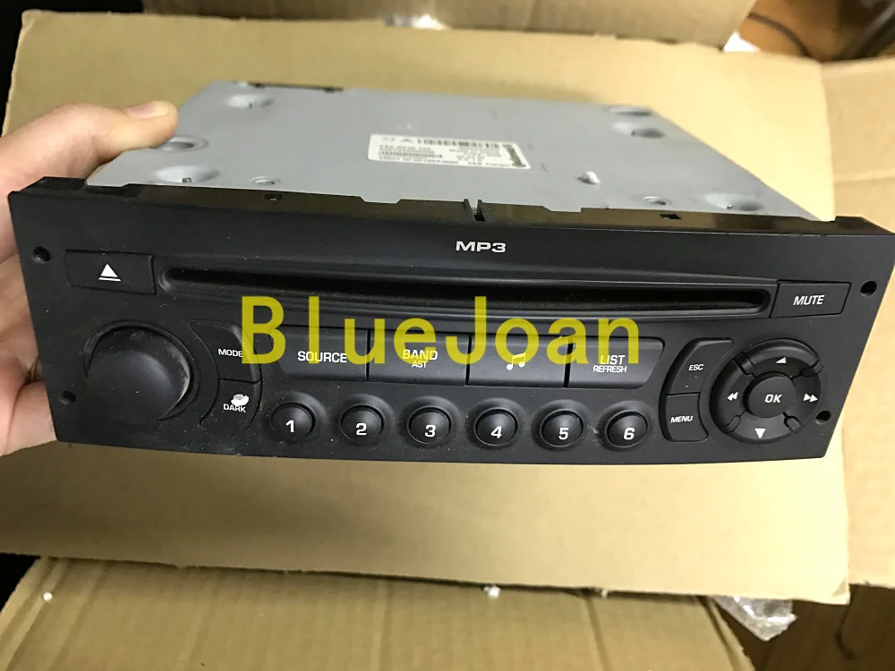 Оригинальное радио RD45 Ca r с CD USB Bluetooth для Peugeot 207 206 307 308 807 Citroen C2 C3 C4 C5 C8 (Установите VIN