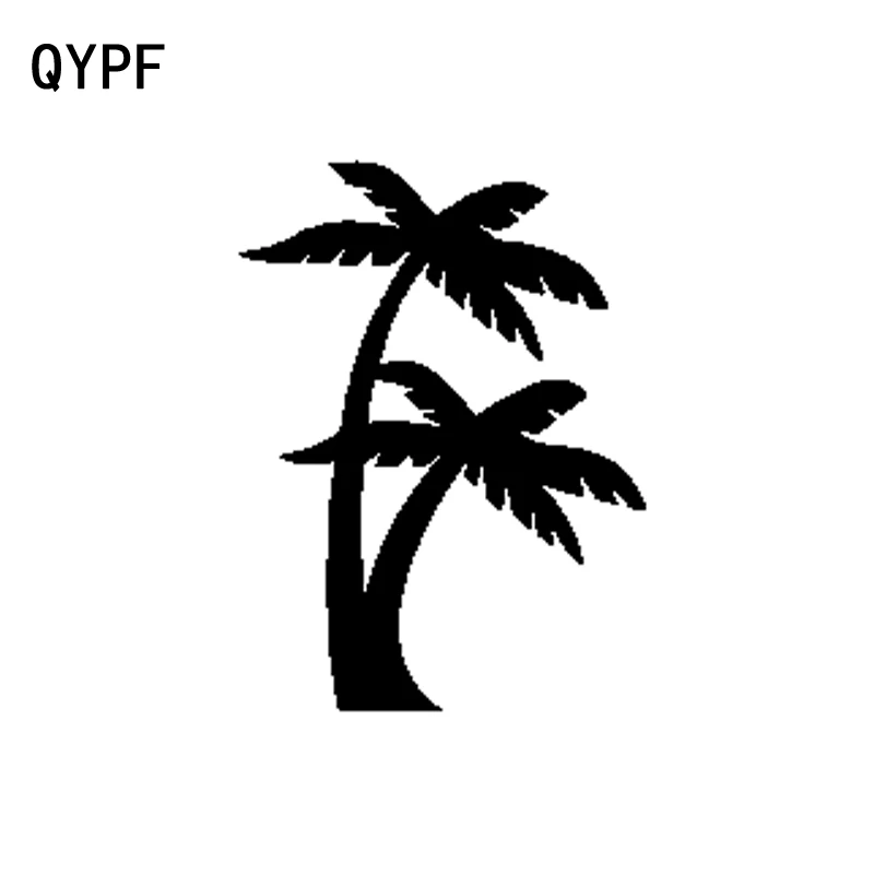 QYPF 10 5 см * 14 3 пальмовые деревья автомобильный Стайлинг для автомобиля наклейка на